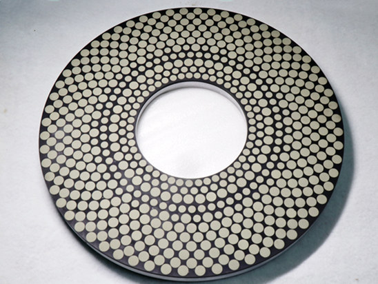 Double disc diamond/CBN grinding wheel for hydraulic parts