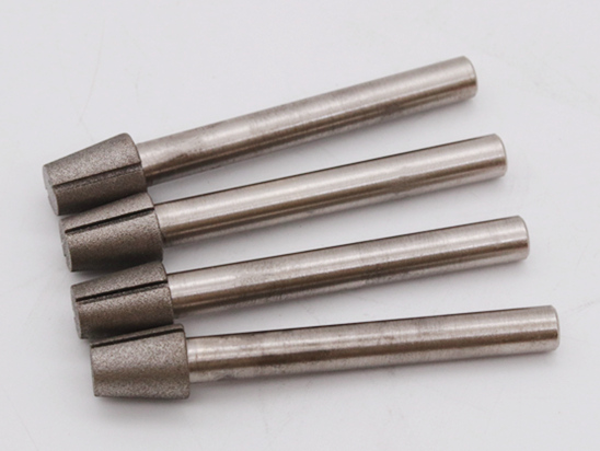 metal diamond grinding pins for crystal glass